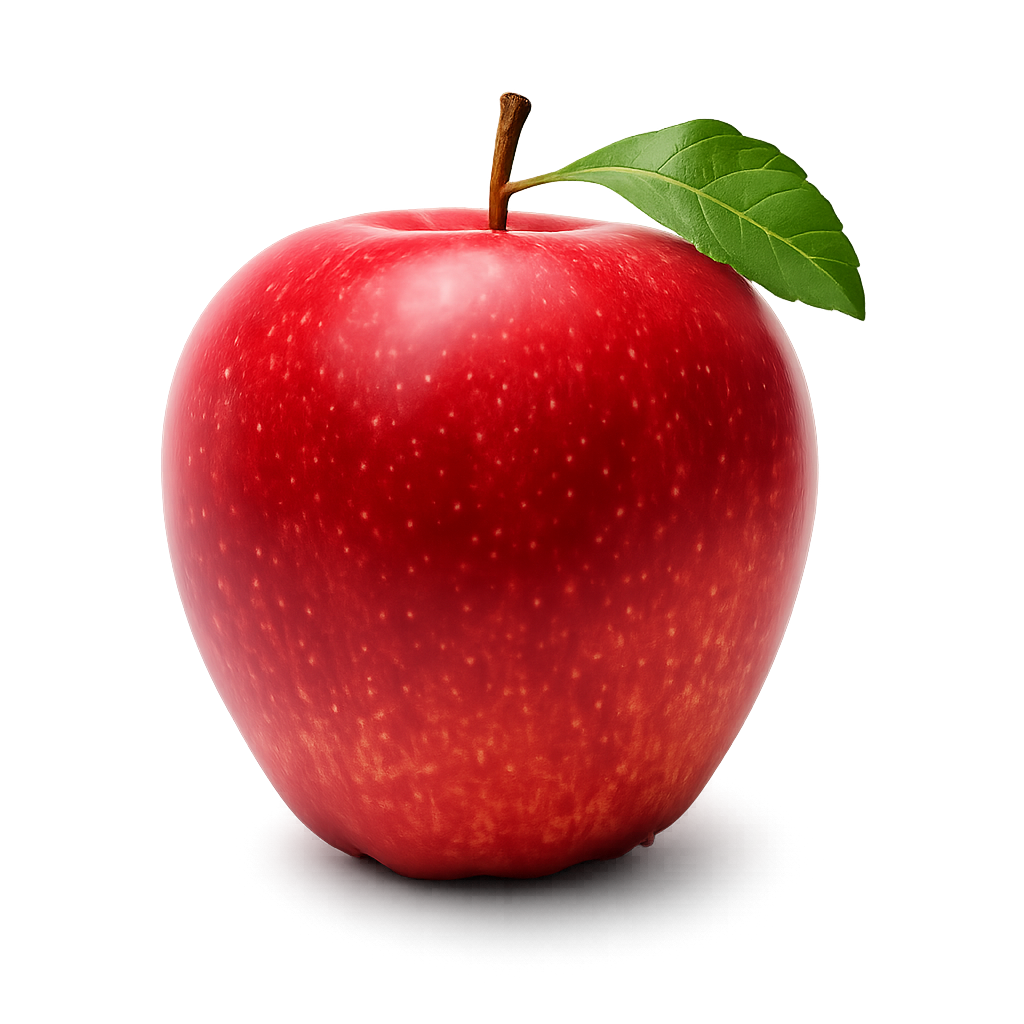 A red apple